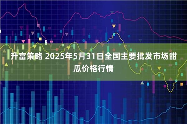 升富策略 2025年5月31日全国主要批发市场甜瓜价格行情
